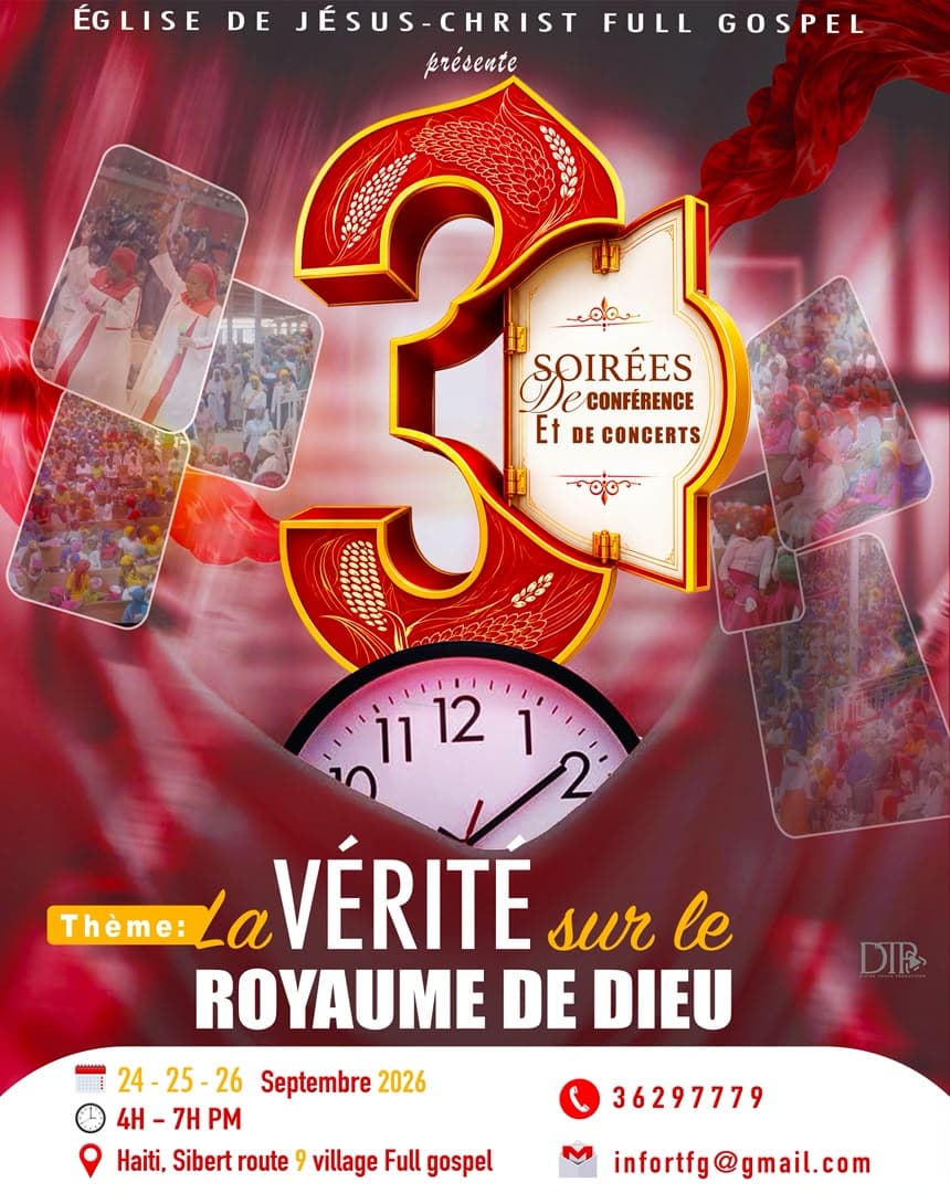 Affiche officielle — Conférence Full Gospel 2026